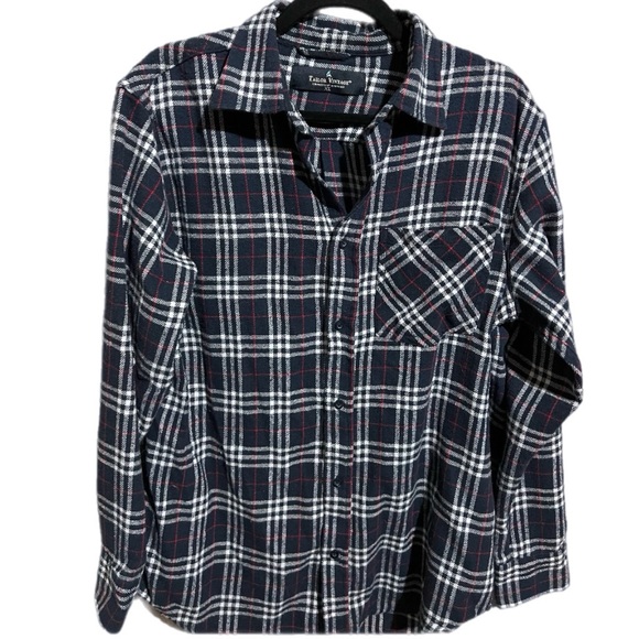 Taylor Vintage Other - Tailor Vintage Men's  Plaid Flannel Button-up Long Sleeve Shirt XL